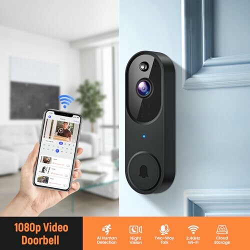 GridTera Smart Wi-Fi Doorbell Camera